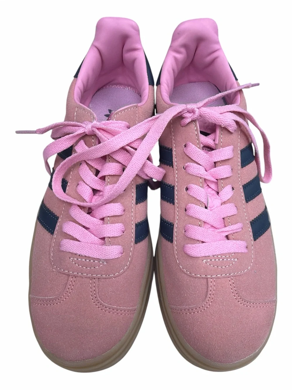 Adidas Gazelle Bold Pink Glow Platform Sneakers - Picture 2 of 7